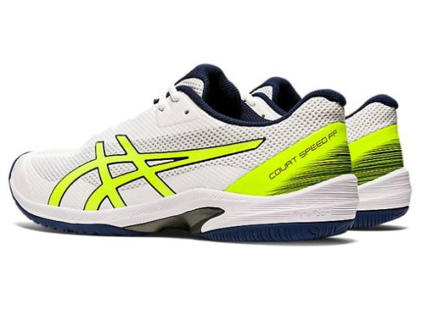 ASICS SHOES | Court Speed FF - White/Safety Yellow