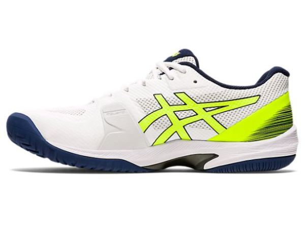 ASICS SHOES | Court Speed FF - White/Safety Yellow