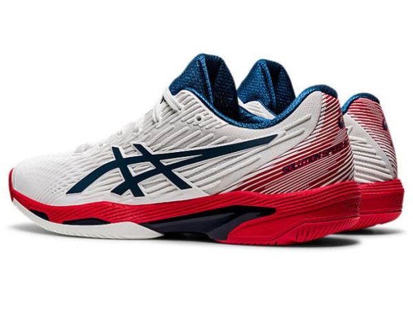 ASICS SHOES | SOLUTION SPEED FF - White/Mako Blue