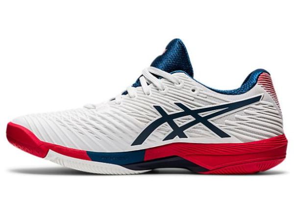 ASICS SHOES | SOLUTION SPEED FF - White/Mako Blue