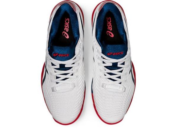 ASICS SHOES | SOLUTION SPEED FF - White/Mako Blue