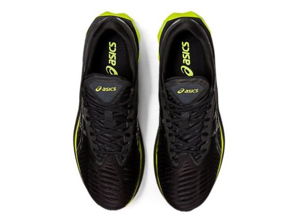 ASICS SHOES | NOVABLAST - Black/Lime Zest