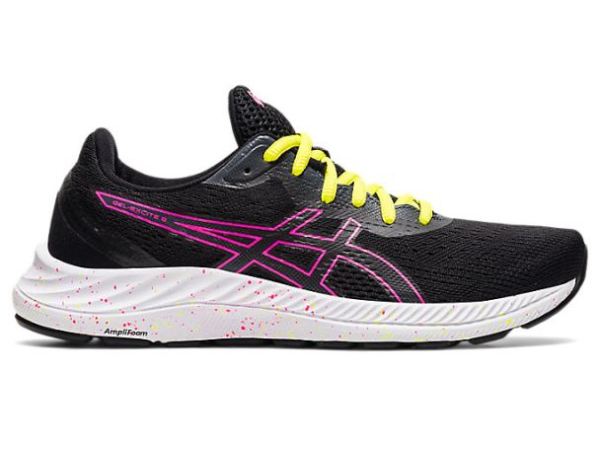 ASICS SHOES | GEL-EXCITE 8 - Black/Hot Pink