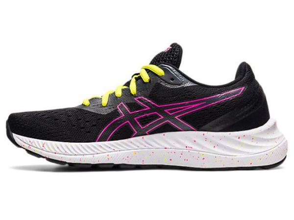 ASICS SHOES | GEL-EXCITE 8 - Black/Hot Pink