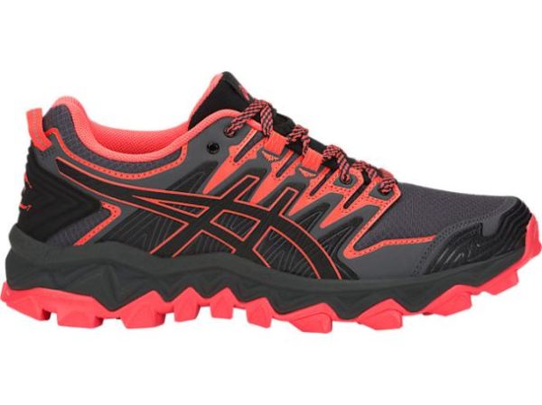 ASICS SHOES | GEL-FUJITRABUCO 7 - Black/Flash Coral