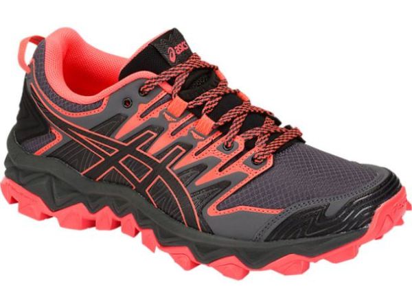 ASICS SHOES | GEL-FUJITRABUCO 7 - Black/Flash Coral