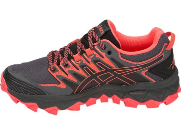 ASICS SHOES | GEL-FUJITRABUCO 7 - Black/Flash Coral