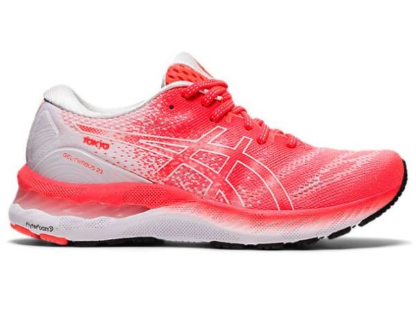 ASICS SHOES | GEL-NIMBUS 23 TOKYO - Sunrise Red/White