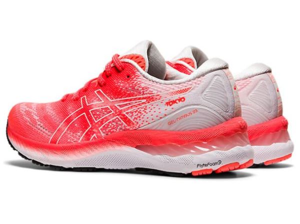 ASICS SHOES | GEL-NIMBUS 23 TOKYO - Sunrise Red/White