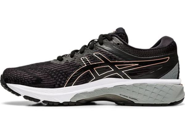 ASICS SHOES | GT-2000 8 (D) - Black/Rose Gold