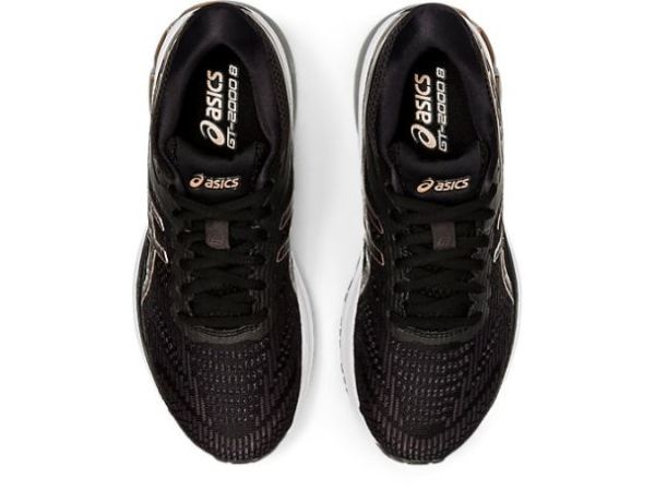 ASICS SHOES | GT-2000 8 (D) - Black/Rose Gold