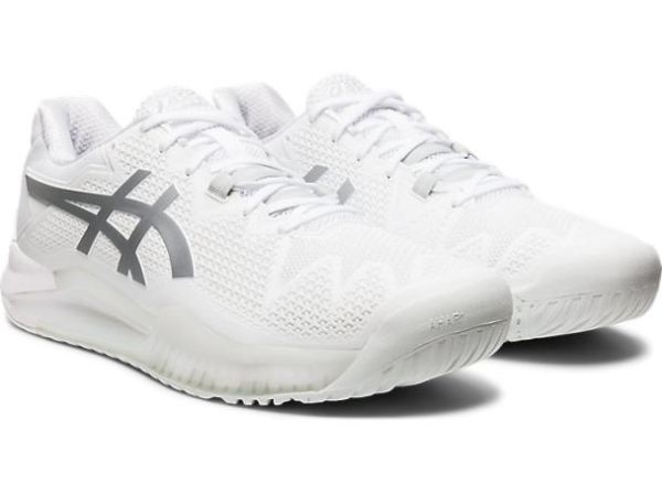 ASICS SHOES | GEL-Resolution 8 - White/Pure Silver