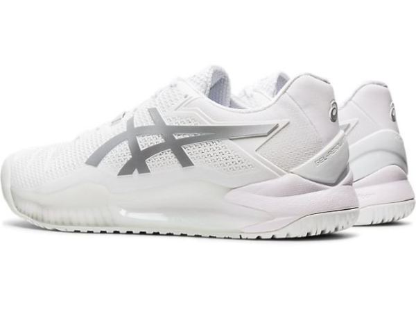 ASICS SHOES | GEL-Resolution 8 - White/Pure Silver