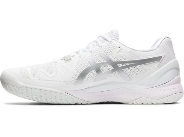 ASICS SHOES | GEL-Resolution 8 - White/Pure Silver