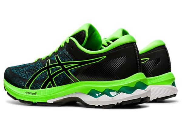 ASICS SHOES | GEL-KAYANO 27 GS - Black/Green Gecko