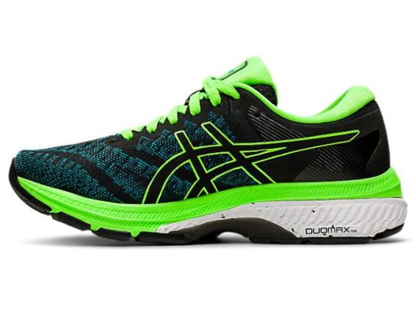 ASICS SHOES | GEL-KAYANO 27 GS - Black/Green Gecko