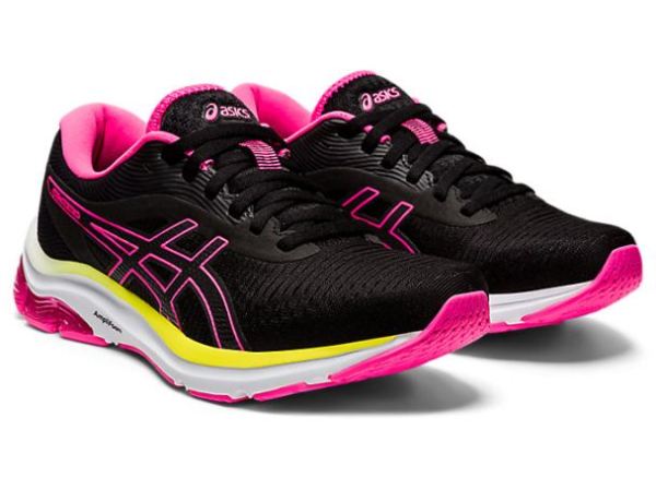 ASICS SHOES | GEL-PULSE 12 - Black/Hot Pink