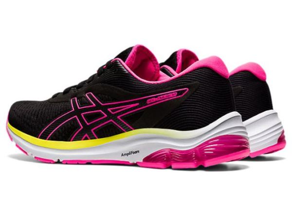 ASICS SHOES | GEL-PULSE 12 - Black/Hot Pink