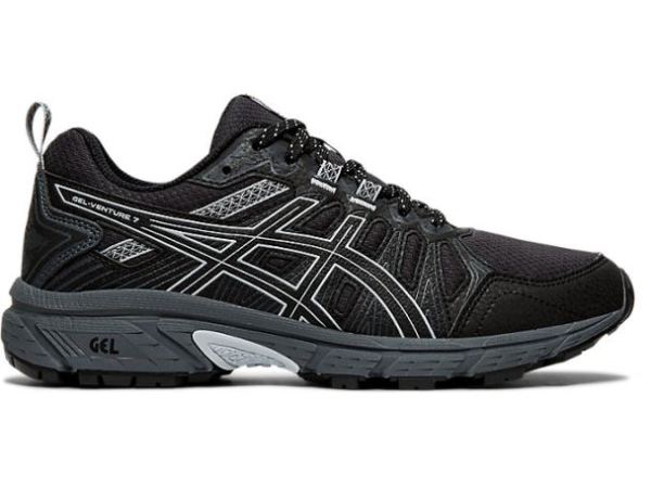 ASICS SHOES | GEL-VENTURE 7 (D) - Black/Piedmont Grey