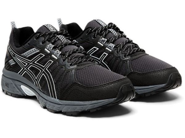 ASICS SHOES | GEL-VENTURE 7 (D) - Black/Piedmont Grey