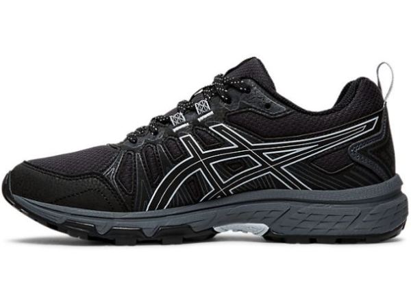 ASICS SHOES | GEL-VENTURE 7 (D) - Black/Piedmont Grey