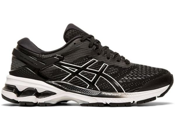 ASICS SHOES | GEL-KAYANO 26 (D) - Black/ White