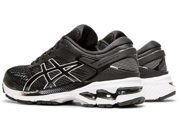 ASICS SHOES | GEL-KAYANO 26 (D) - Black/ White