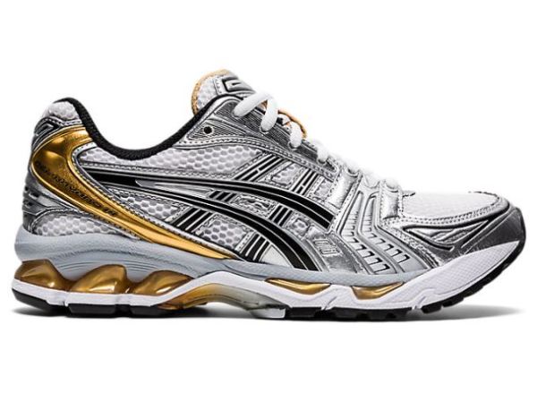 ASICS SHOES | GEL-KAYANO 14 - White/Pure Gold