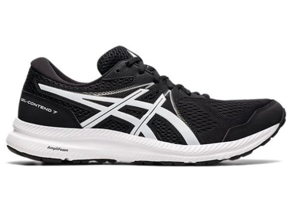 ASICS SHOES | GEL-CONTEND 7 (4E) - Black/White