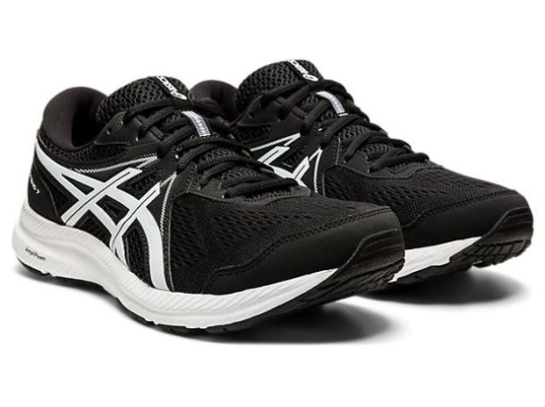 ASICS SHOES | GEL-CONTEND 7 (4E) - Black/White