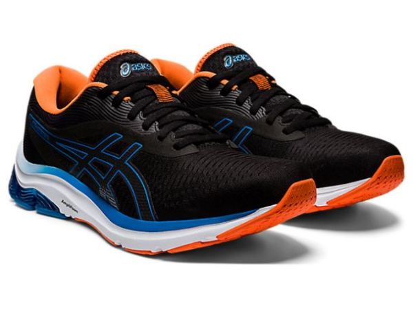 ASICS SHOES | GEL-PULSE 12 - Black/Reborn Blue