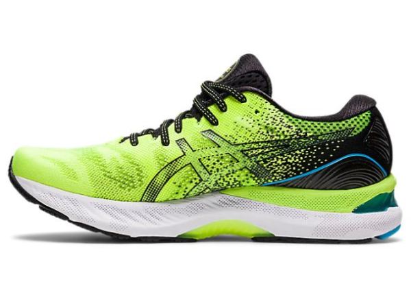 ASICS SHOES | GEL-NIMBUS 23 - Hazard Green/Black