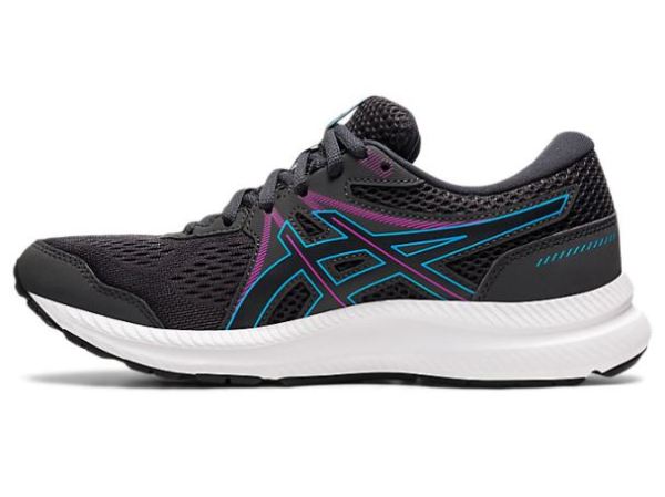 ASICS SHOES | GEL-CONTEND 7 - Graphite Grey/Digital Aqua