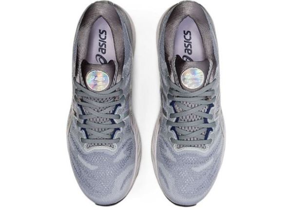 ASICS SHOES | GEL-NIMBUS 23 PLATINUM - Piedmont Grey/White