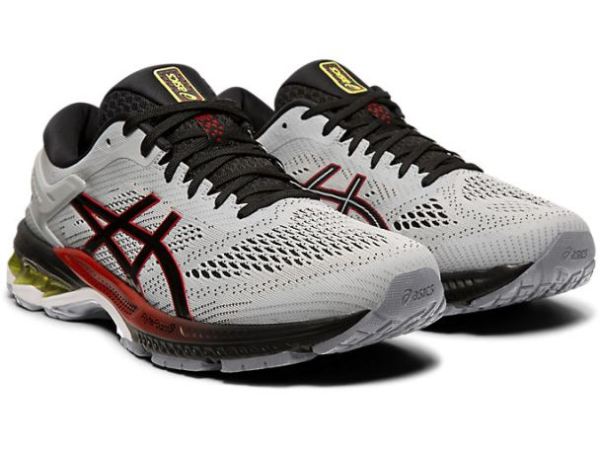 ASICS SHOES | GEL-KAYANO 26 - Piedmont Grey/ Black