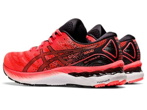 ASICS SHOES | GEL-NIMBUS 23 TOKYO - Sunrise Red/Black