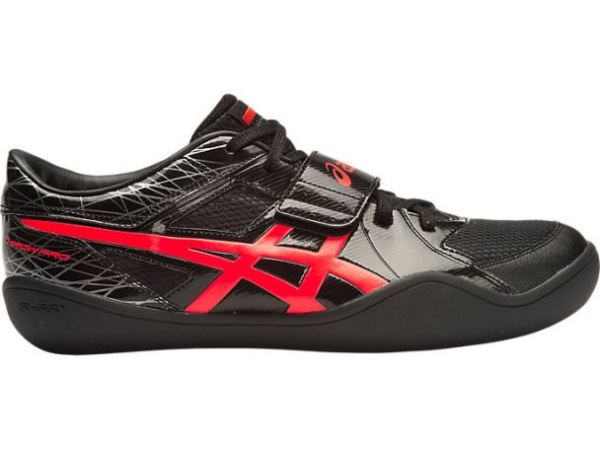 ASICS SHOES | Throw Pro - Black/Flash Coral