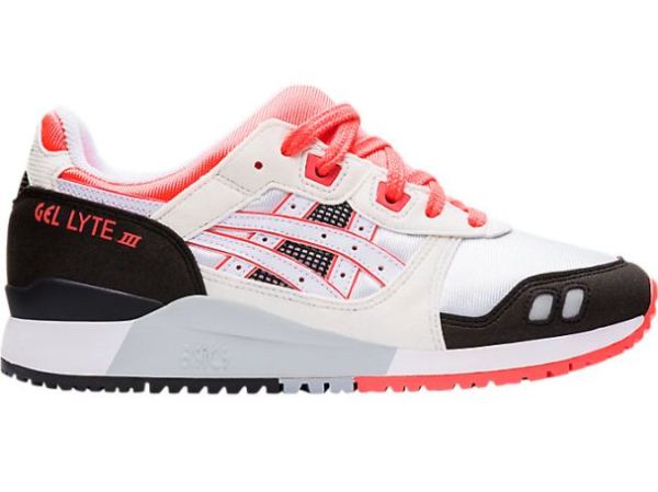 ASICS SHOES | GEL-LYTE III - White/Flash Coral