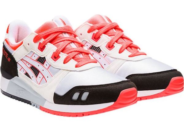 ASICS SHOES | GEL-LYTE III - White/Flash Coral