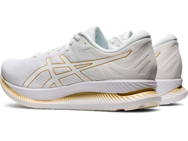 ASICS SHOES | GLIDERIDE - White/Pure Gold