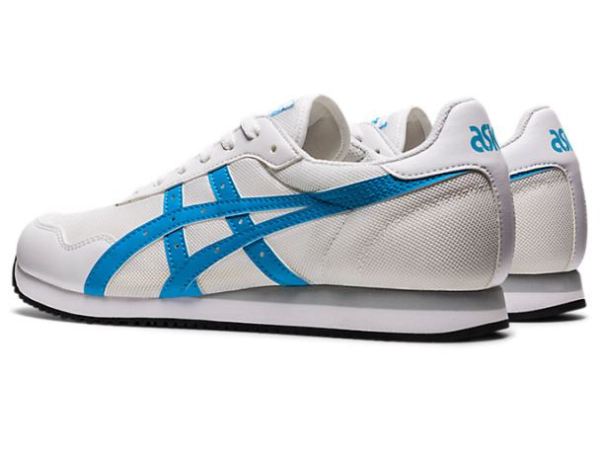 ASICS SHOES | TIGER RUNNER - White/Aizuri Blue