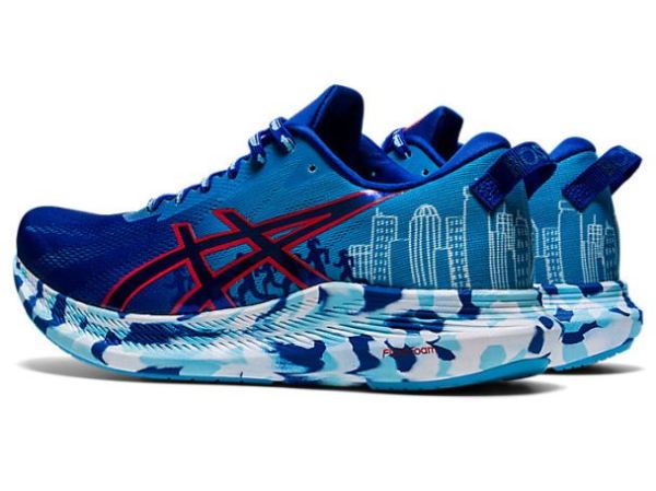 ASICS SHOES | NOOSA TRI 13 BOSTON - ASICS SHOES | Blue/Red Alert