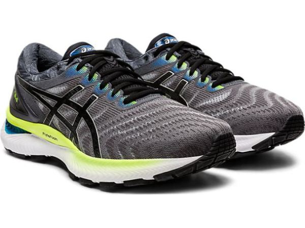 ASICS SHOES | GEL-NIMBUS 22 - Piedmont Grey/Black