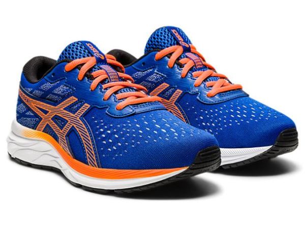 ASICS SHOES | GEL-Excite 7 GS Wide - ASICS SHOES | Blue/Shocking Orange