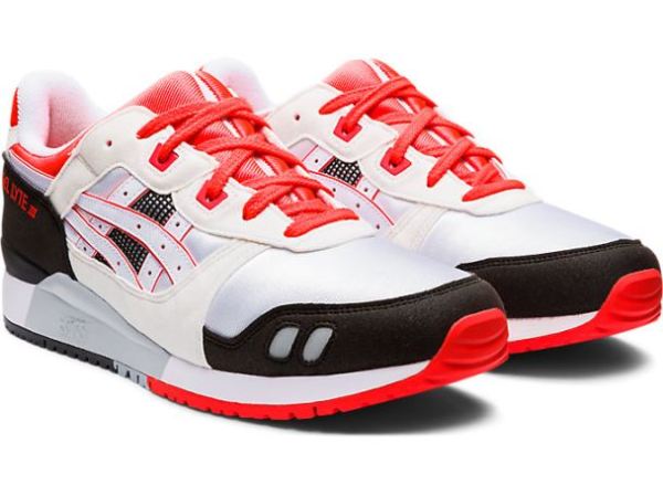 ASICS SHOES | GEL-LYTE III - White/Flash Coral