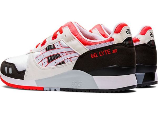 ASICS SHOES | GEL-LYTE III - White/Flash Coral