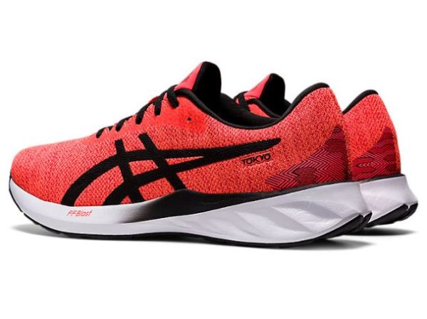 ASICS SHOES | ROADBLAST - Sunrise Red/White