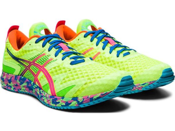 ASICS SHOES | GEL-NOOSA TRI 12 - Safety Yellow/Hot Pink