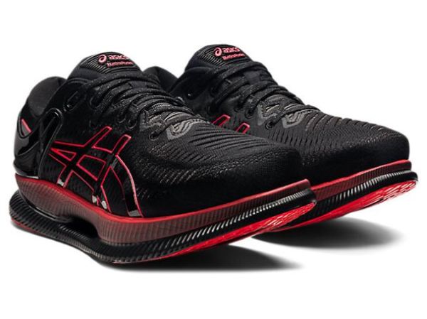 ASICS SHOES | METARIDE - Black/Electric Red