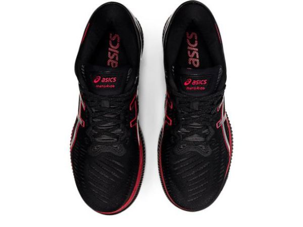 ASICS SHOES | METARIDE - Black/Electric Red